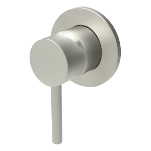 Gareth Ashton external-internal LUCIA SHOWER MIXER EXT BRUSHED NICKEL Wall & Basin Mixers