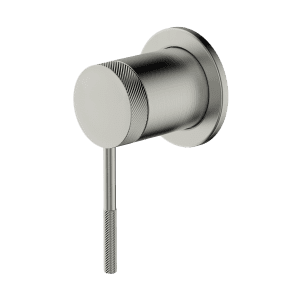 Gareth Ashton external-internal POCO KNURLED SHOWER MIXER EXTERNAL BRUSHED NICKEL Wall & Basin Mixers