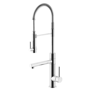 Gareth Ashton gareth-ashton-lucia Lucia Side Lever Sink Mixer with Spring Coil Pull Down Kitchen Taps & Mixers