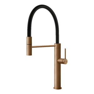 Gessi 316-flessa 316 Flessa Kitchen Mixer Warm Bronze Kitchen Taps & Mixers