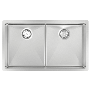 Abey abey-piazza Piazza Double Square Bowl Kitchen Sinks