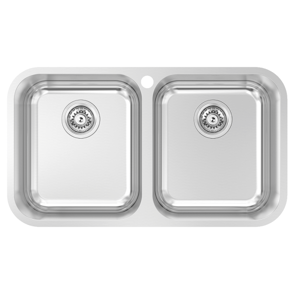 Abey princess Princess Double Bowl with Taphole Sink Kitchen Sinks