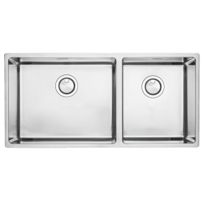 Barazza r15 Barazza R15 Double Bowl Kitchen Sinks