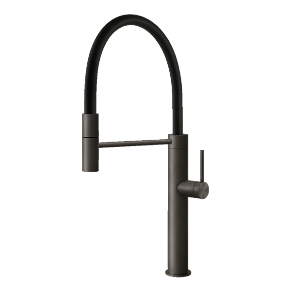 Gessi 316-flessa 316 Flessa Kitchen Mixer Brushed Metal Brushed Kitchen Taps & Mixers