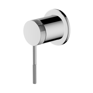 Gareth Ashton external-internal POCO KNURLED SHOWER MIXER EXTERNAL CHROME Wall & Basin Mixers