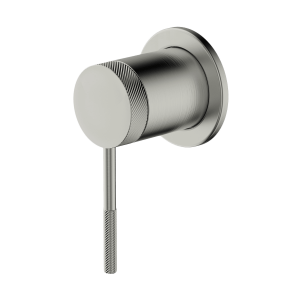 Gareth Ashton external-internal POCO KNURLED SHOWER MIXER EXTERNAL BRUSHED NICKEL Wall & Basin Mixers