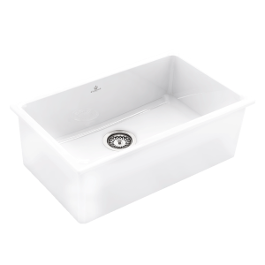 Chambord chambord-constance Chambord CONSTANCE Large Bowl Fireclay White Kitchen Sinks