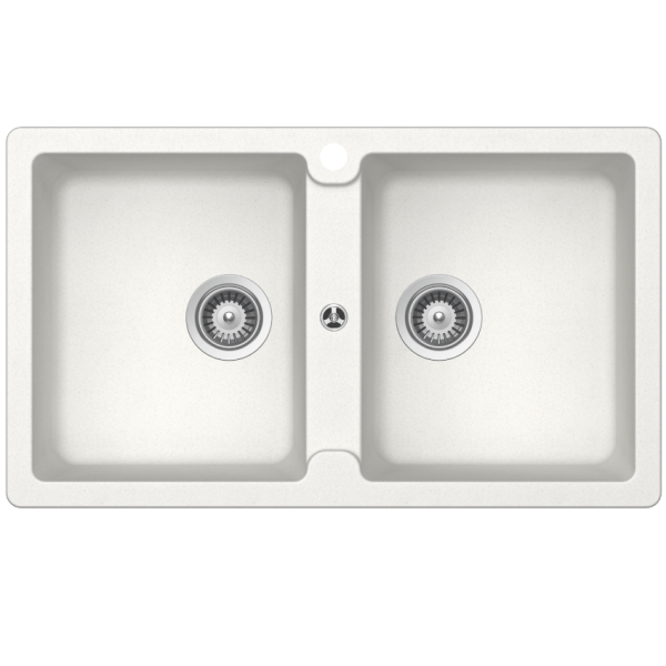 Schock typos Schock Typos Double Bowl 1TH Alpina Kitchen Sinks