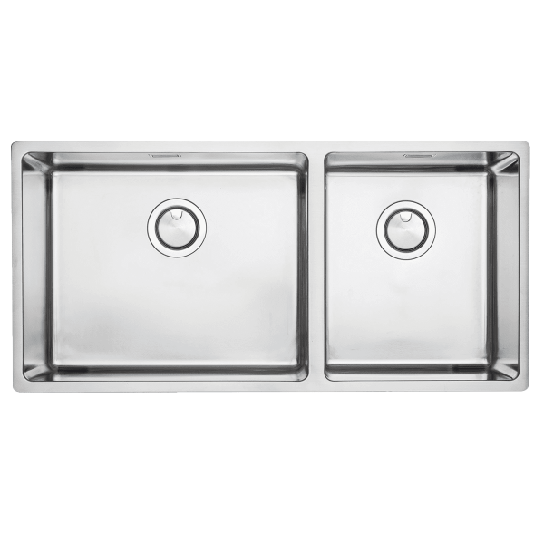 Barazza r15 Barazza R15 Double Bowl Kitchen Sinks