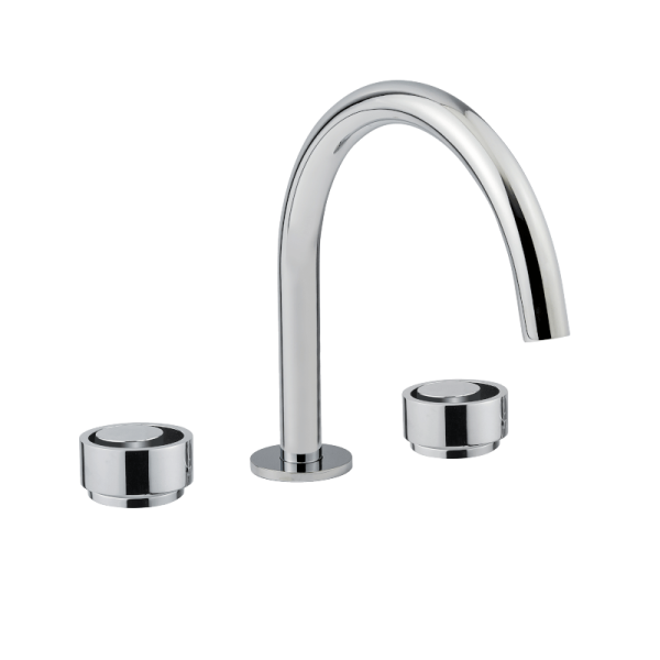 Armando Vicario armando-vicario-piazza Piazza 3 Piece Basin Mixer - Round Wall & Basin Mixers