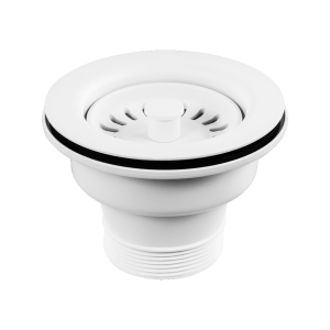 Abey abey-abey Plug & Waste 90x50mm White Sink Accessories