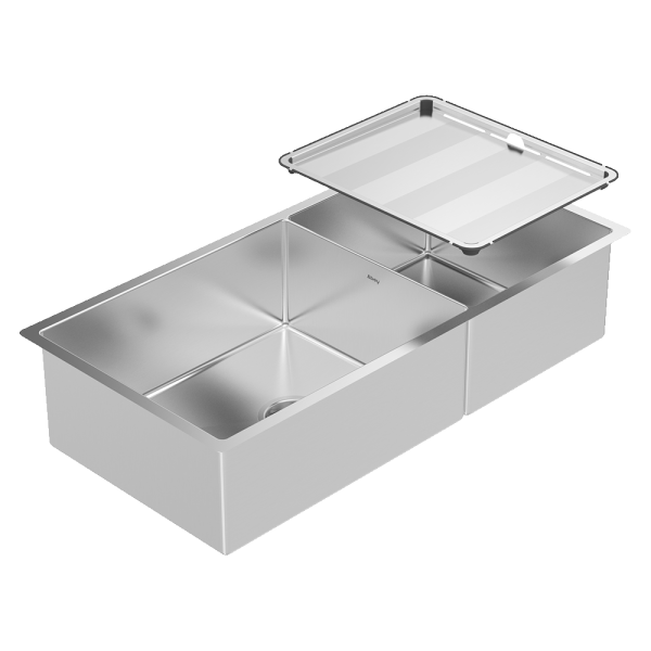 Abey abey-piazza Piazza One & 3/4 Square Bowl Kitchen Sinks