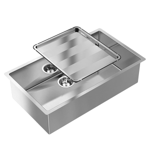 Abey abey-piazza Piazza 720 Square Single Bowl Kitchen Sinks