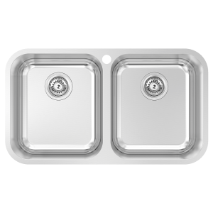 Abey princess Princess Double Bowl with Taphole Sink Kitchen Sinks