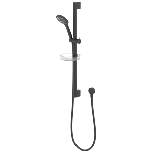 Gareth Ashton showers-on-rail Hand Shower on Rail Matt Black Showers