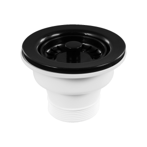 Abey abey-abey Plug & Waste 90x50mm Black Sink Accessories