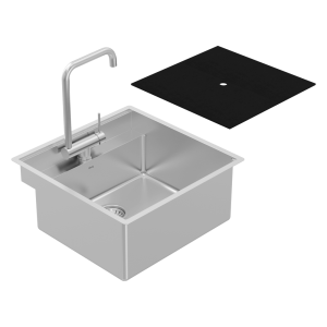 Abey alfresco Alfresco Covered Sink & Foldable Kitchen Tap Pack Kitchen Sinks