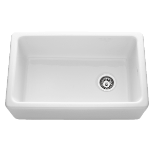 Chambord philippe-ii Chambord Philippe II Single Bowl Fireclay White Kitchen Sinks