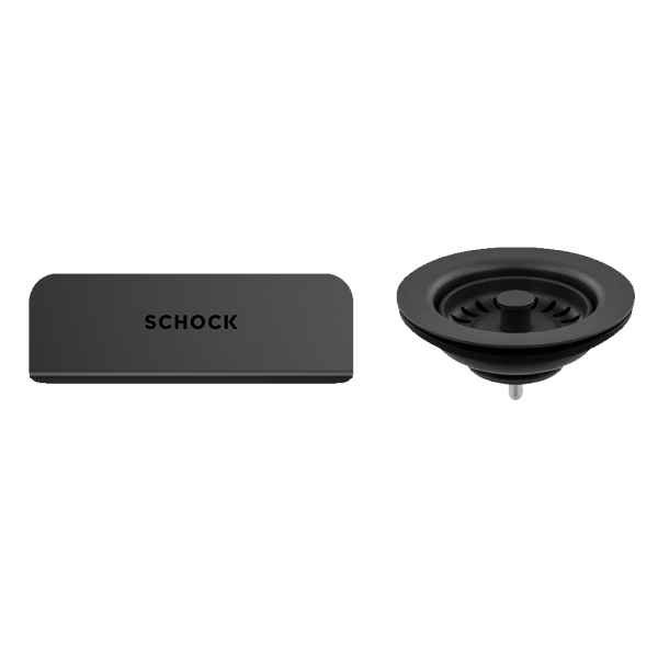 Schock schock Schock Trim Kit Matt Black Sink Accessories